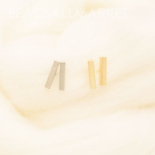 TBG050 스틱포스트 [10 mm] [1쌍2개] 일반침 [2color]무니켈도금,귀걸이,귀침,부자재,재료